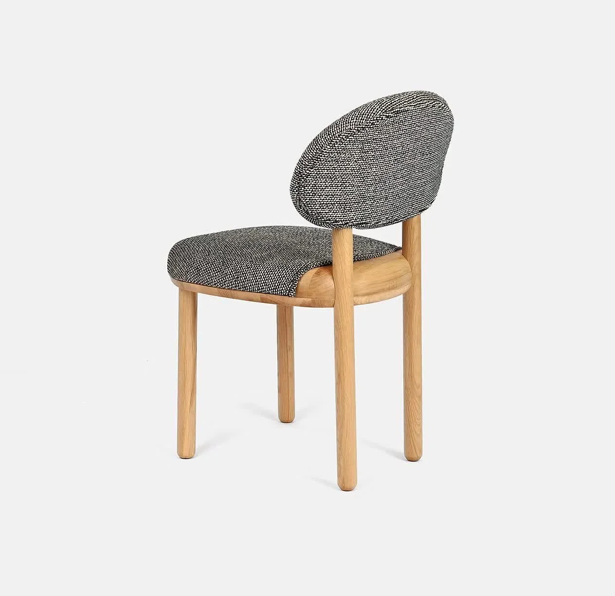 Mag Chair in Charcoal Tweed