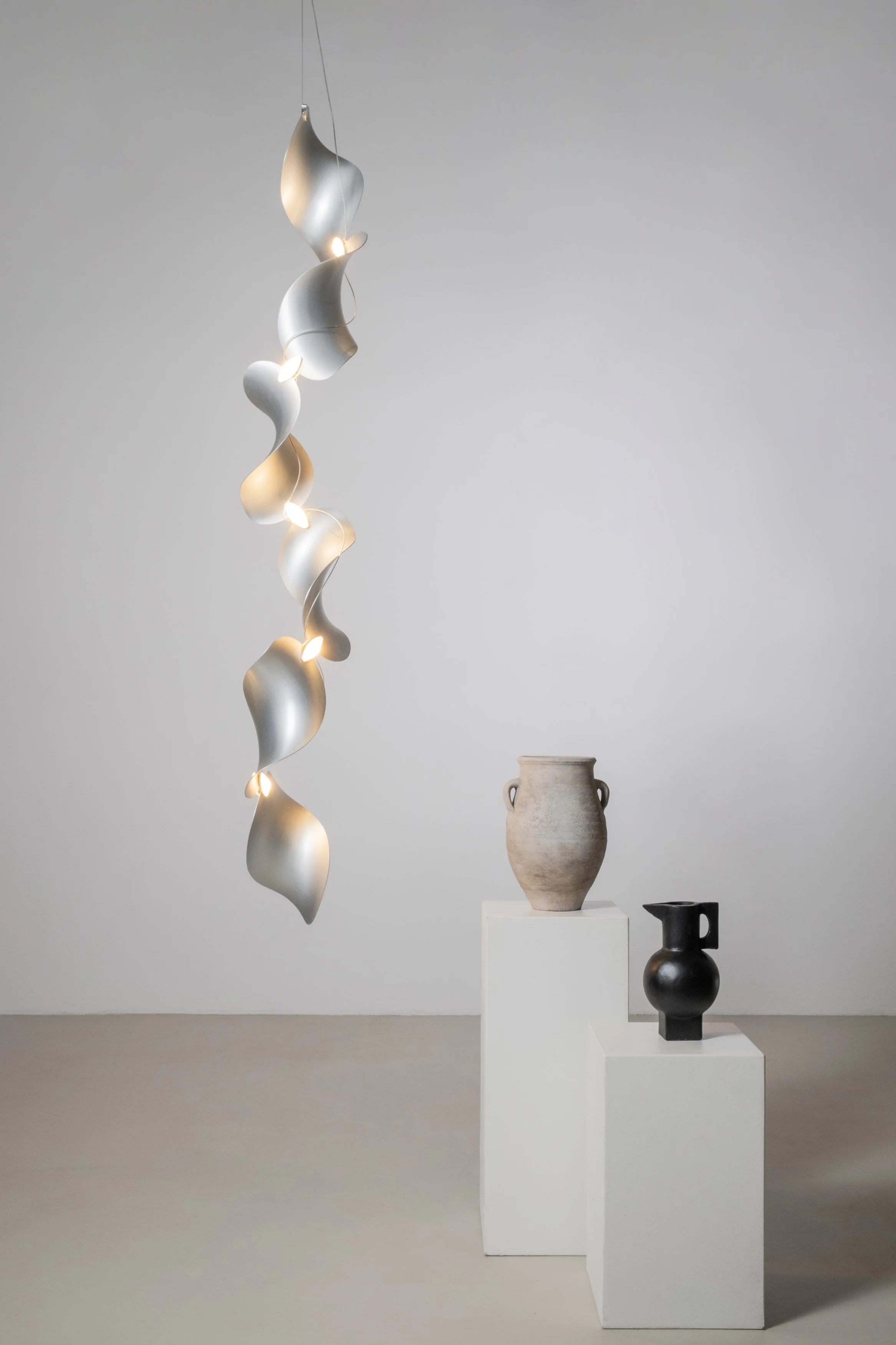 Dune Vertical Line - Silver