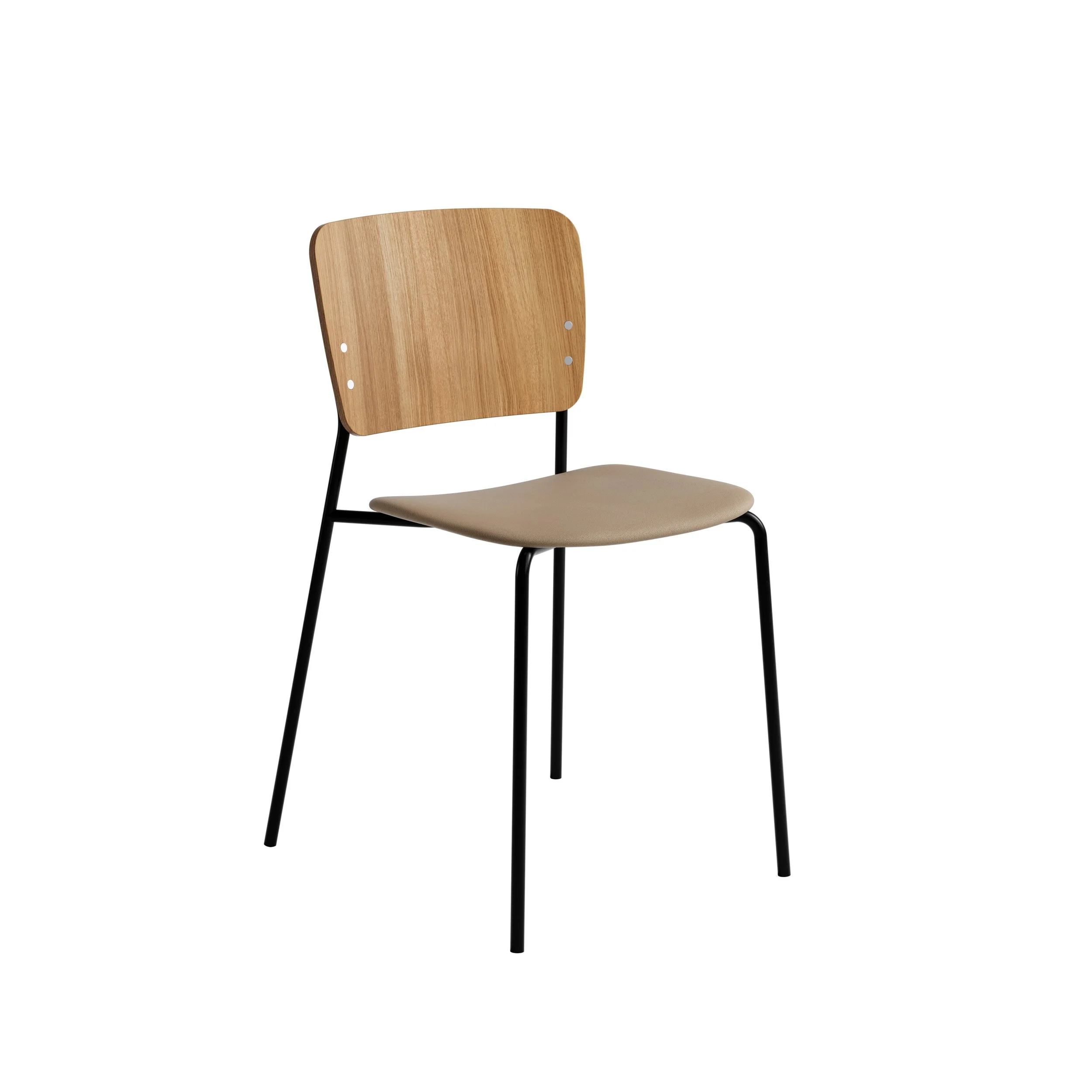 The Mono Chair with Metal Base Upholstery 4
