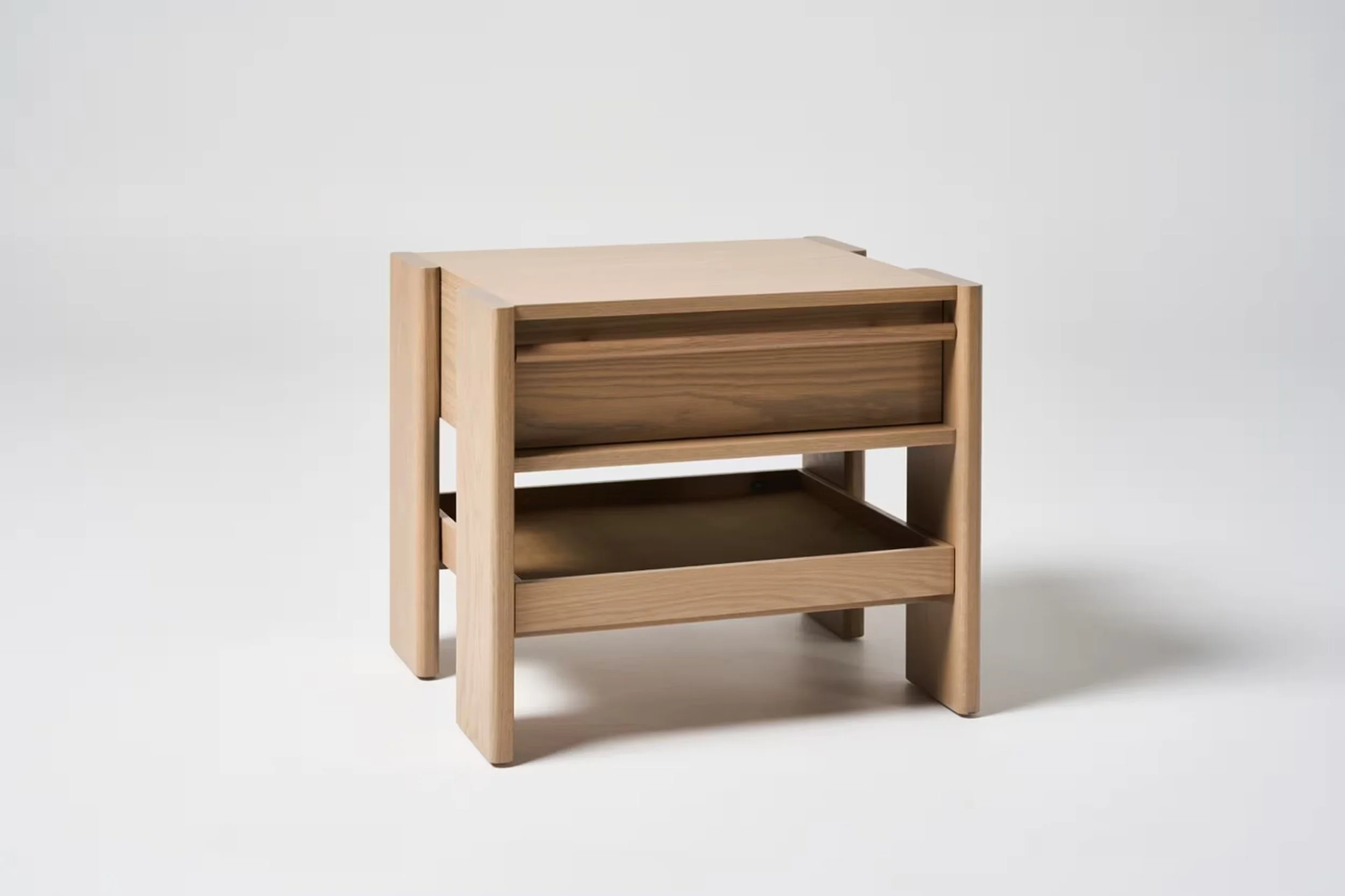 The Studio Side Table in alpine timber