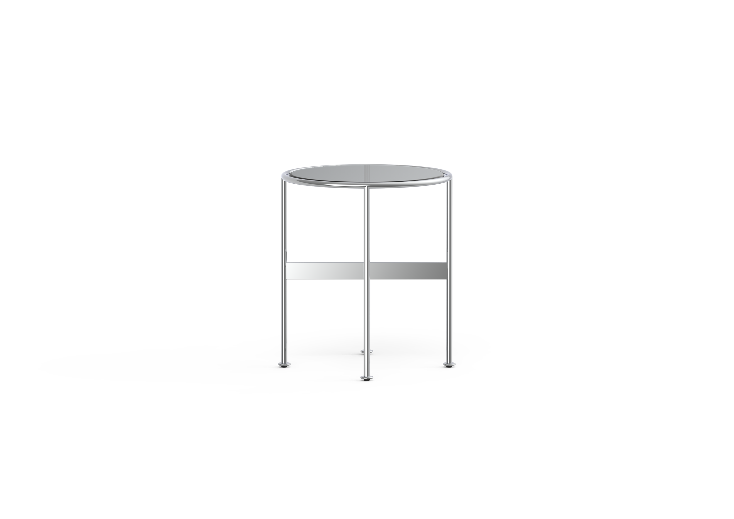 Baia Side Table in Chrome