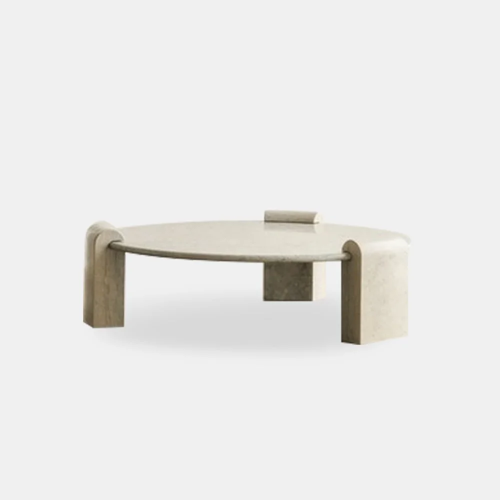 The Stone Column Lounge Table