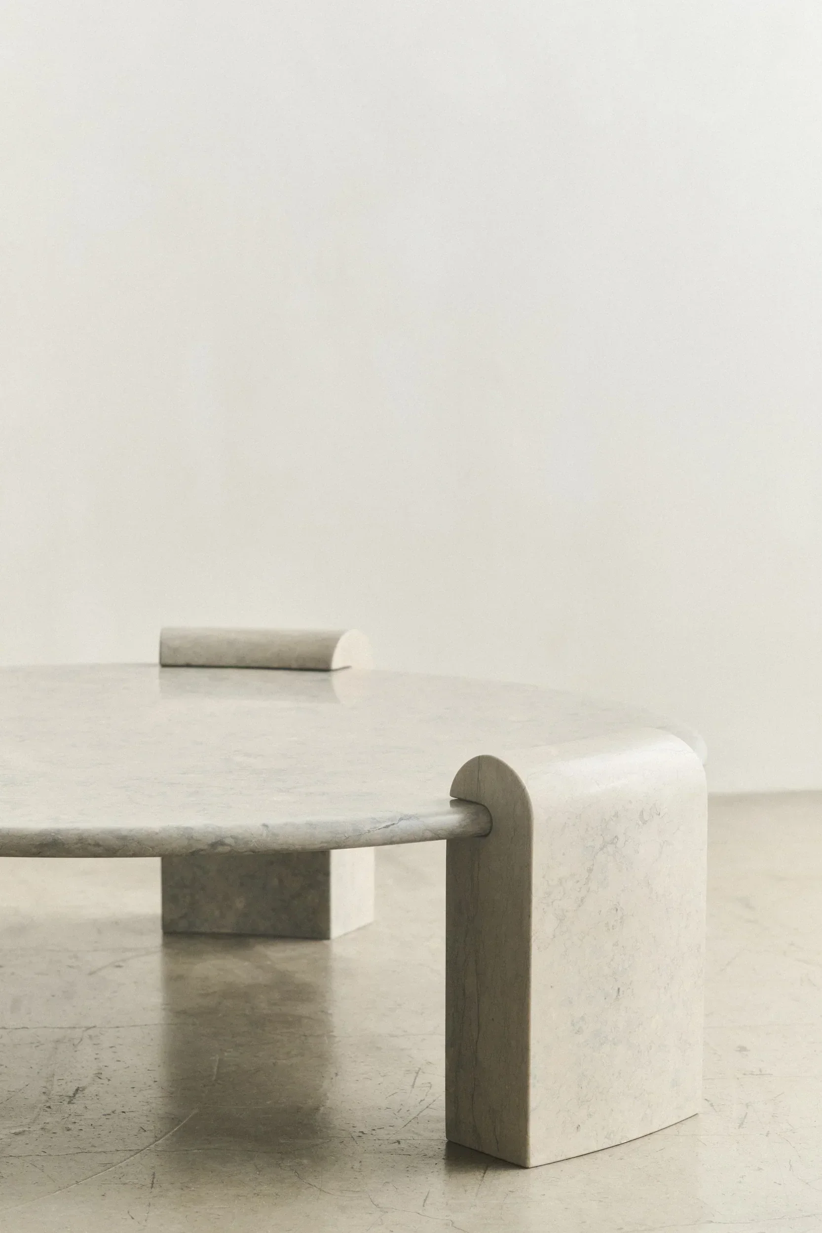 Stone Column Lounge Table in Limestone.webp