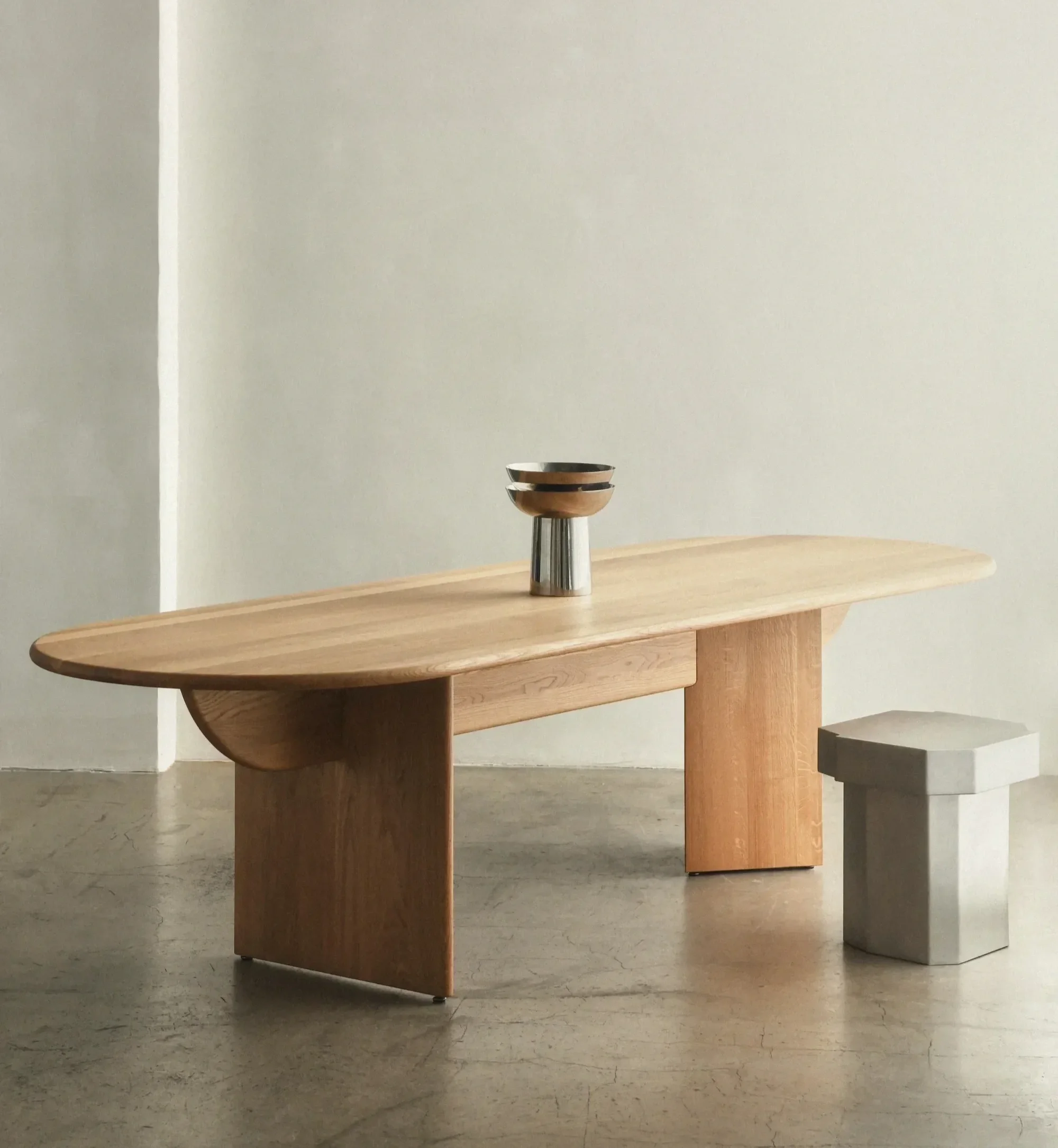 Pillabout Table in Natural