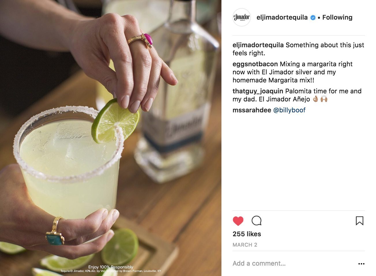 El Jimador Tequila Margarita Season Lanny Fuller