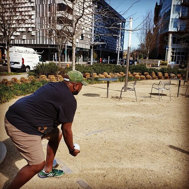 proper way to self-quarantine on a sunny day.  #10closestfriends #bocceball #daydrinking #pdx #portlandoregon #southwaterfront #503distilling