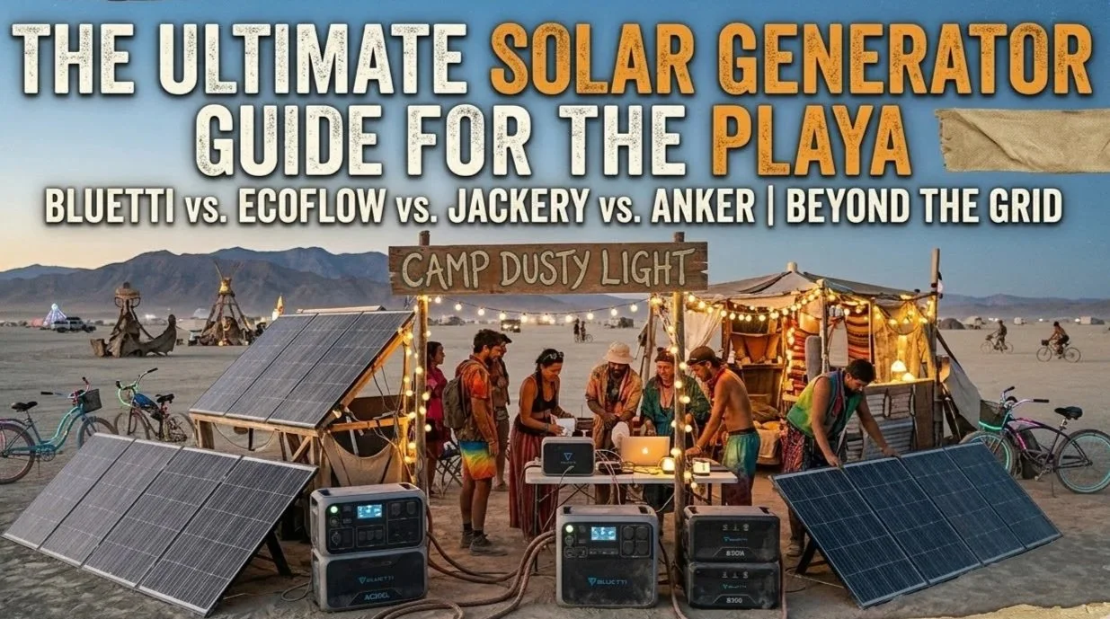Bluetti vs. EcoFlow vs. Jackery vs. Anker for the Playa
