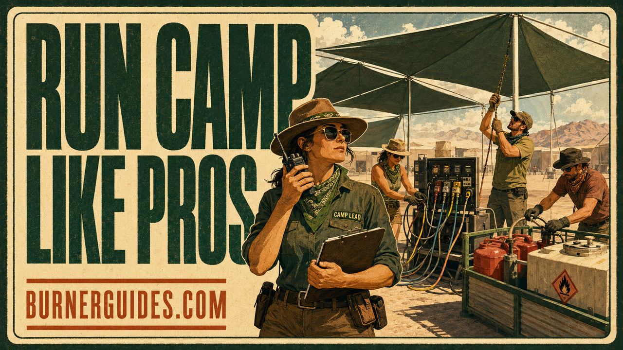 Theme Camp Infrastructure Guide for Burning Man Organizers