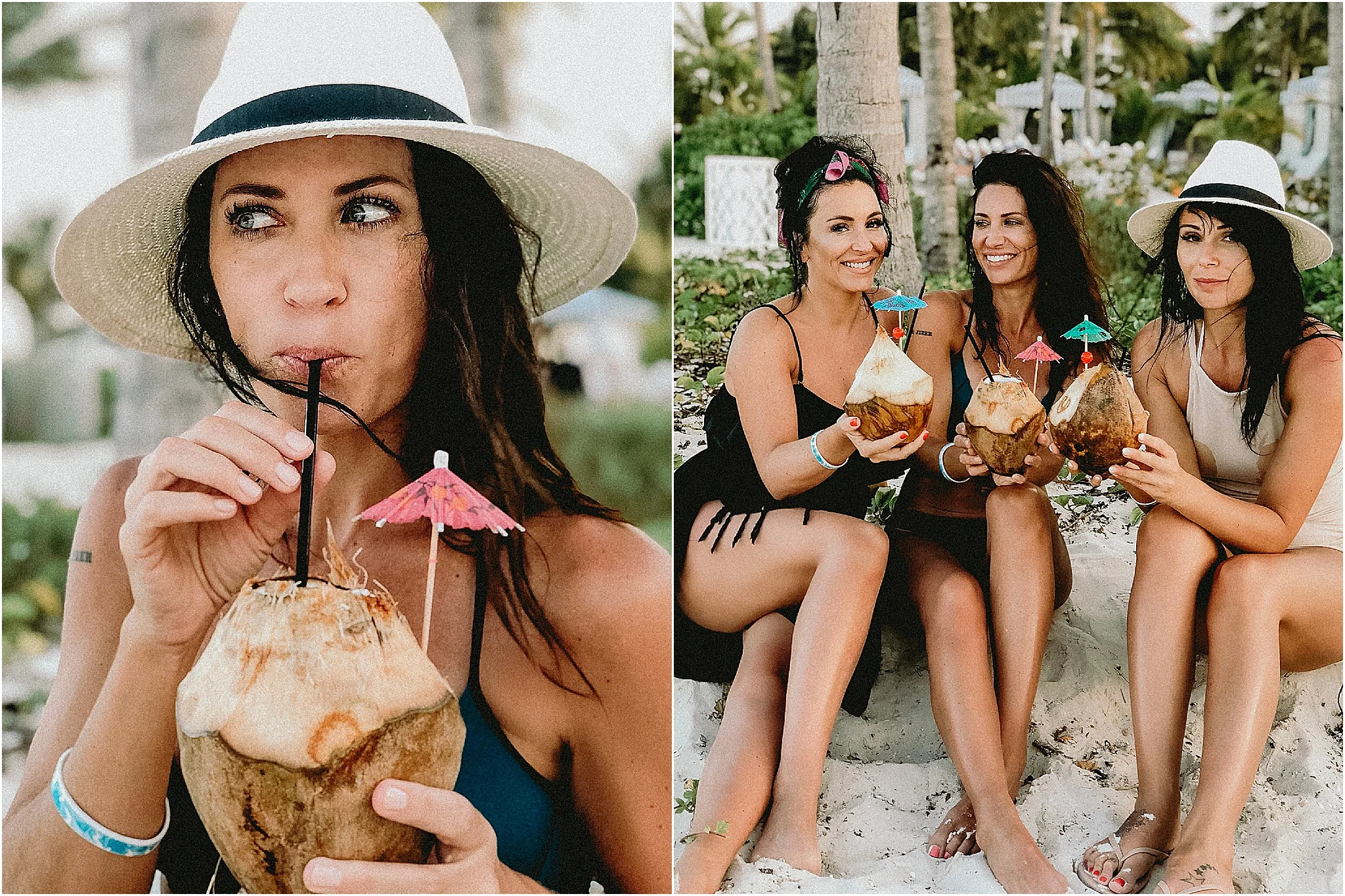 nothing beats a pinA colada in a coconut!