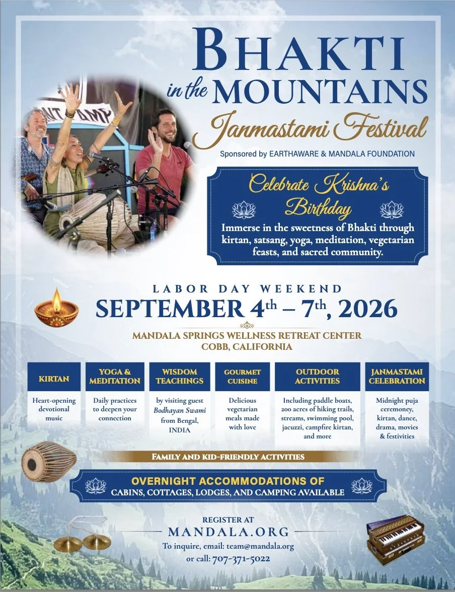 Bhakti in the Mountains ~ Janmastami Festival