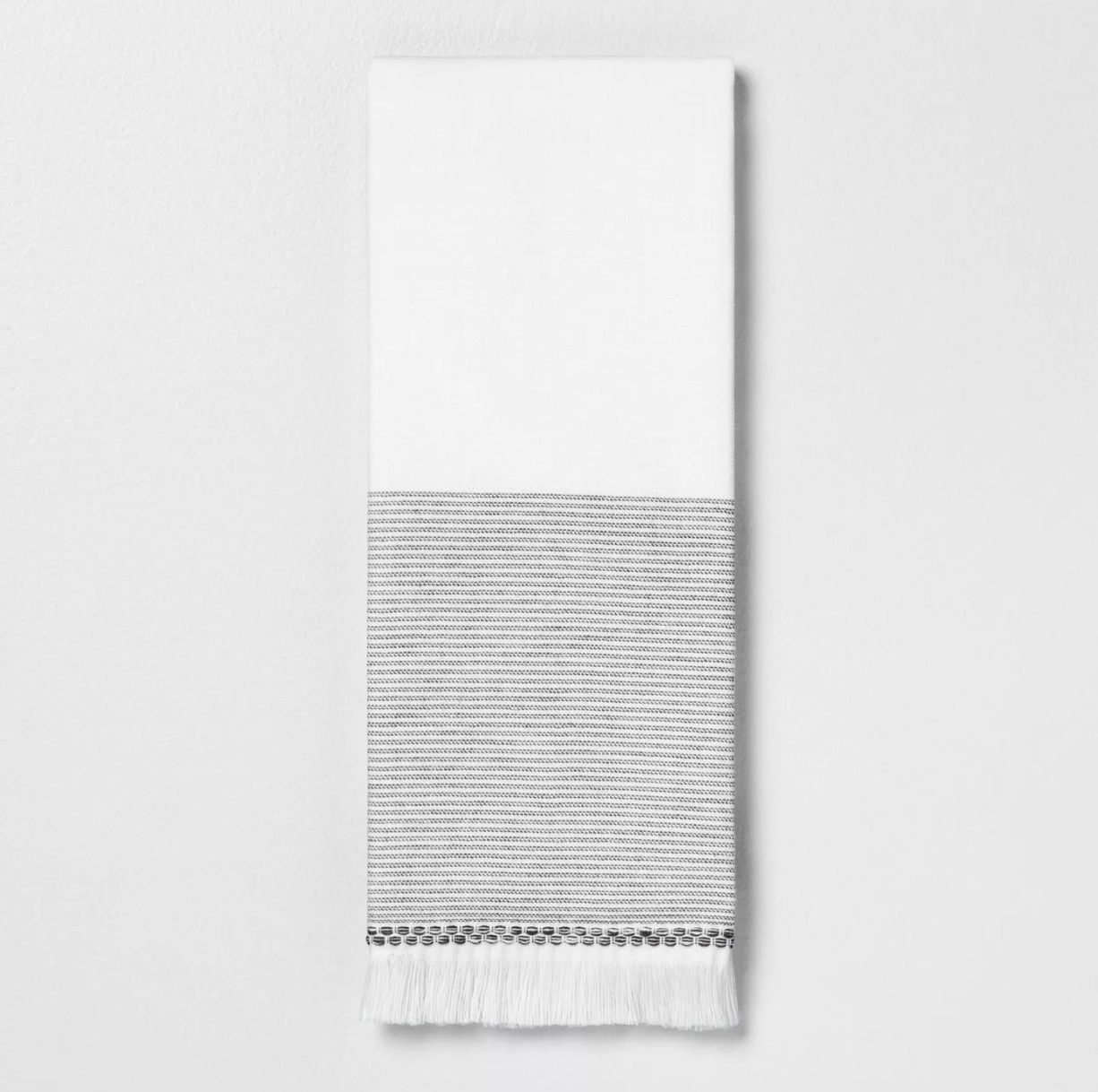 Hand Towel Microstripe Gray - Hearth &amp; Hand™ with Magnolia