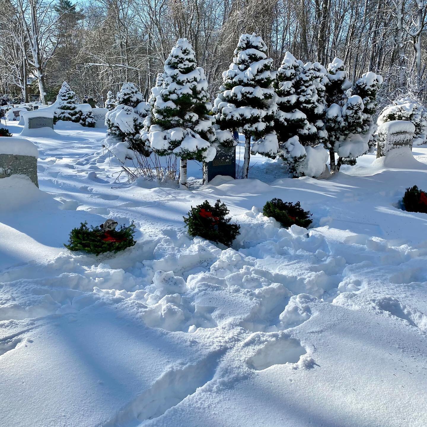 Remember our fallen U.S. veterans. Honor those who serve. Teach your children the value of freedom. #wreathsacrossamerica  #community #southshorema #hingham