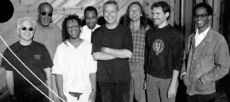  from left to right: Billy Drewes, Curtis Fowlkes, Don Byron, Ron Miles, Bill Frisell, Lee Townsend, Viktor Krauss, Brian Blade   