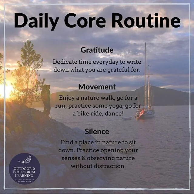 Our lives have all changed significantly in the past month. None of us particularly signed up for this but we need to do the best we can given the circumstances. CMA is so action packed that we have always struggled to maintain these core routines. T