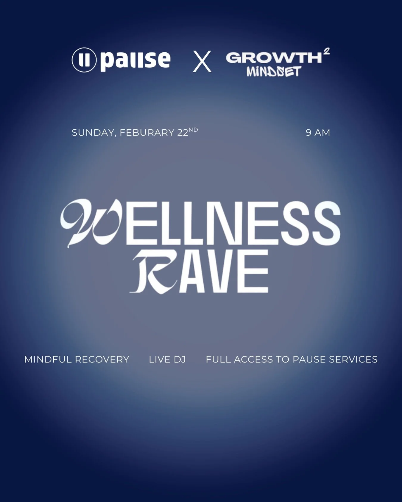 Join us Sunday, February 22nd in our very own studio for a Wellness Rave presented by @growth2mindset.io &amp; @pause.miami 🪩🔥

What&rsquo;s included with your ticket:

Full access to Pause Studio services
Live DJ
Sponsored gift bags

Ready for an 