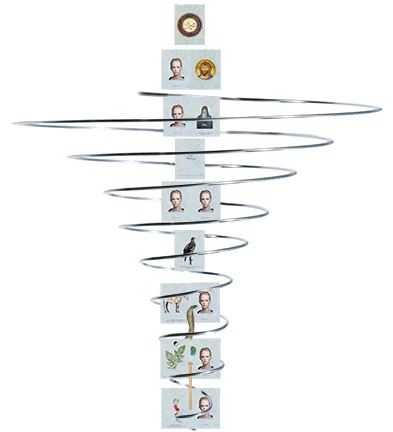 Hierarchy of being; humans in different realms