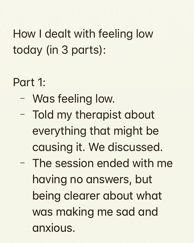 You see, therapy is not what made me feel better or gave me answers. But it helped me get there, it was my first step, at least in this situation.
.
My therapist was objective, compassionate, and curious, and she didn&rsquo;t budge when my eyes were 