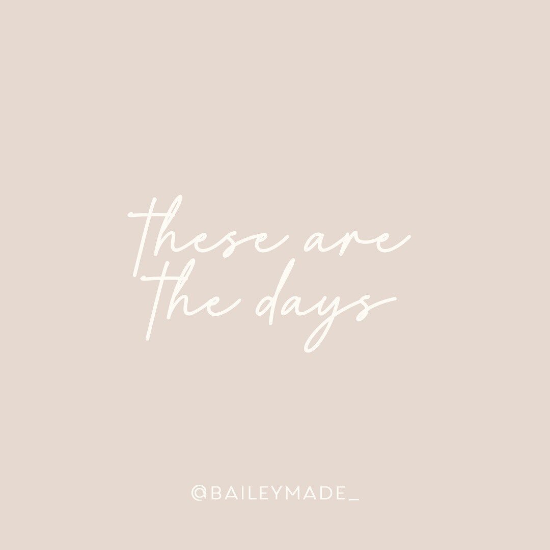 &bull; T H E S E  A R E  T H E  D A Y S &bull;
During this busy holiday season, it&rsquo;s so easy to get caught up in the nostalgia of the past or the excitement of the future, only to miss the daily joyful moments happening all around us. Today is 