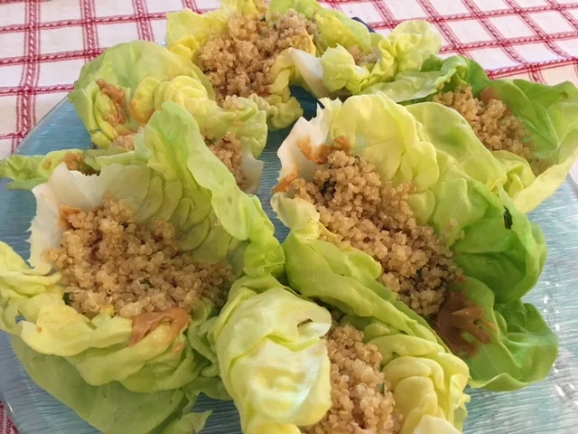 mPowering Quinoa Lettuce Wraps