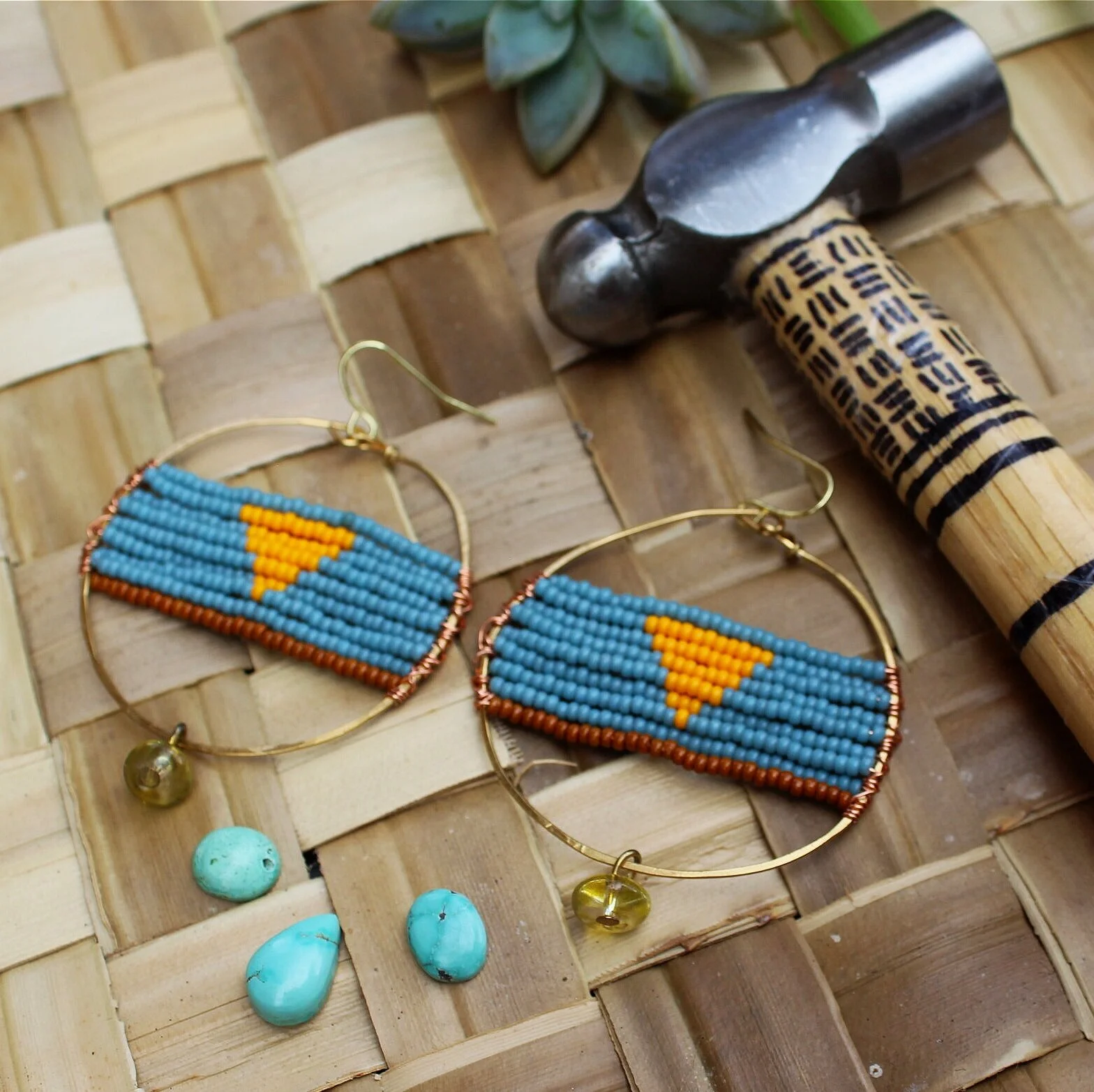 Golden Arrow Earrings