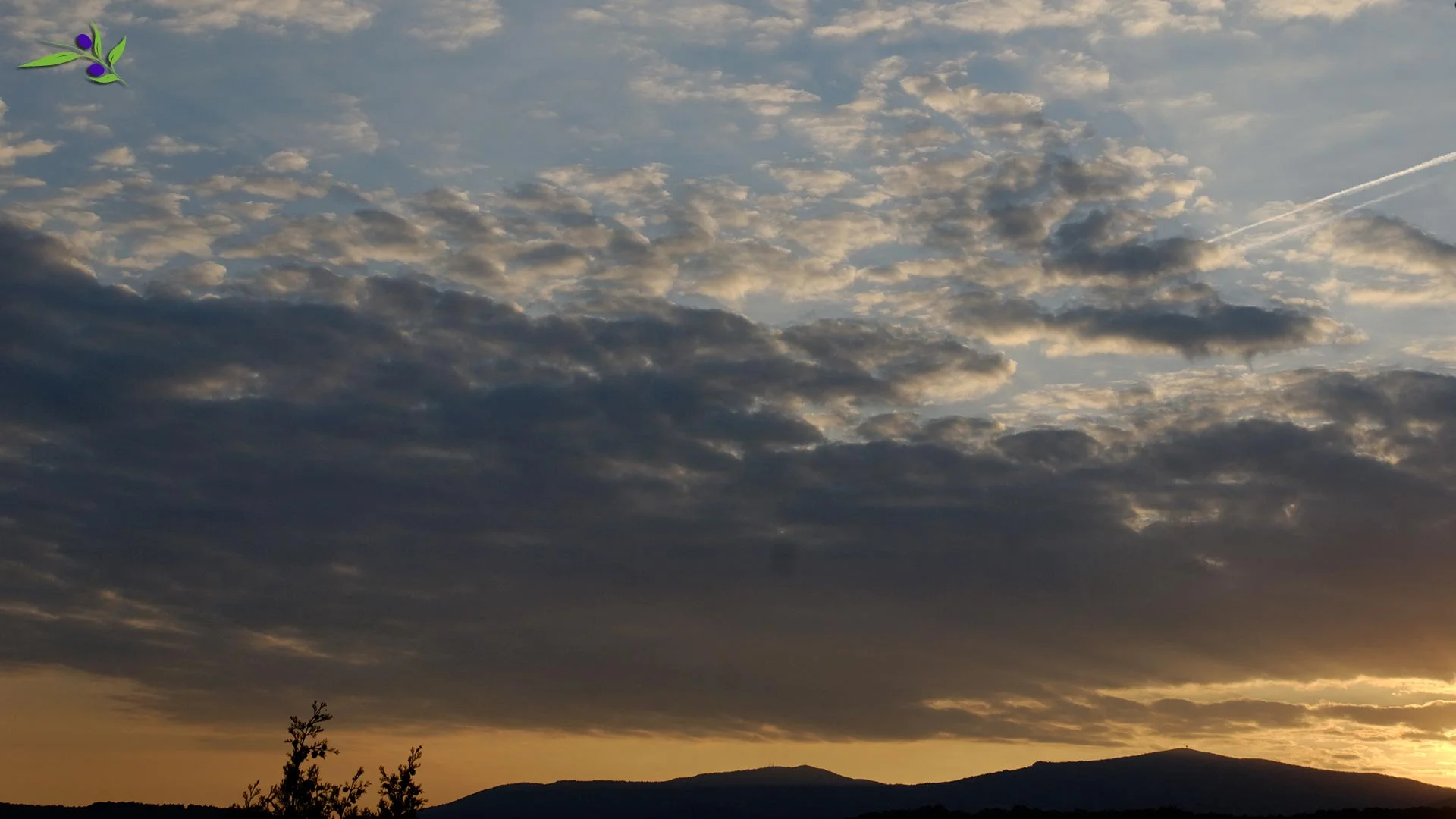 Sunset from the west balcony