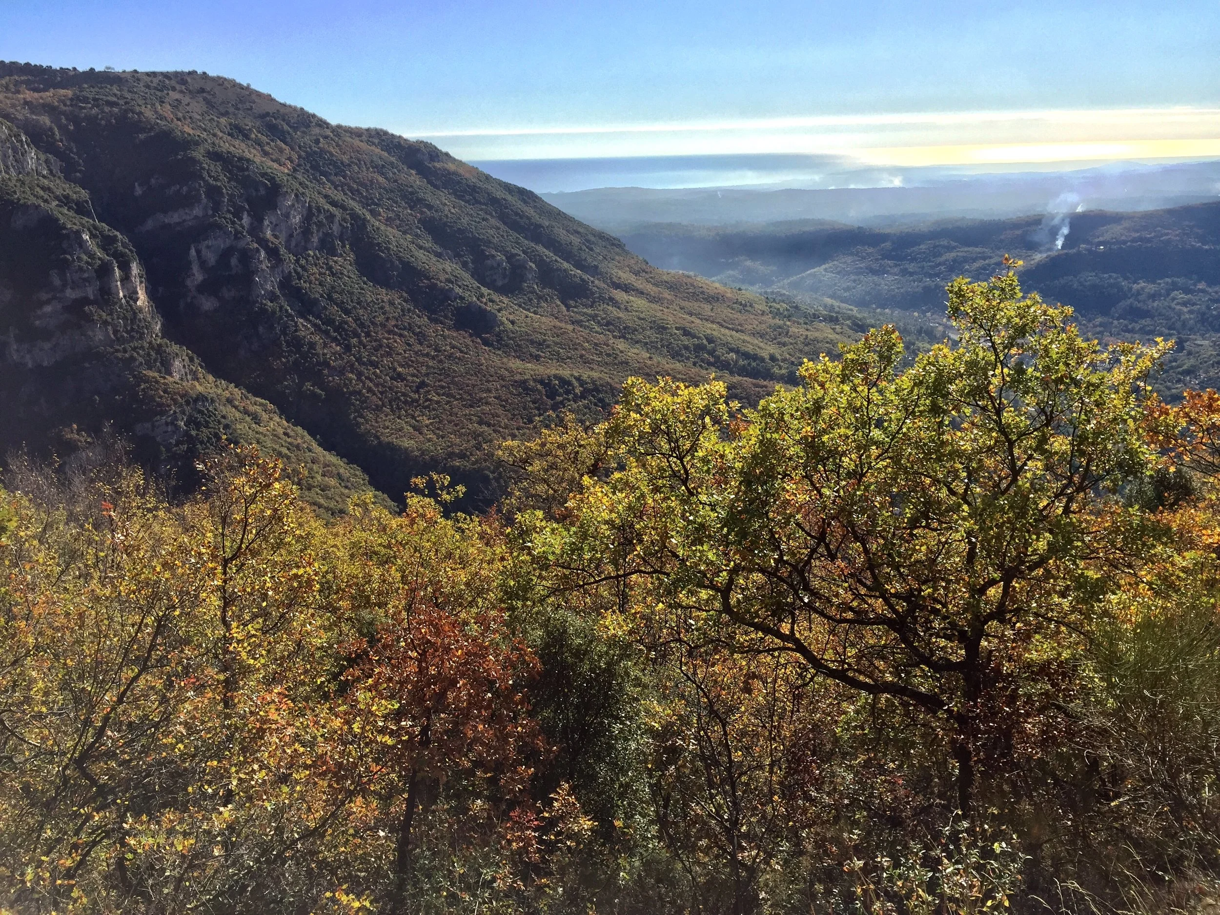 The view from Route de Gordon to Cannes