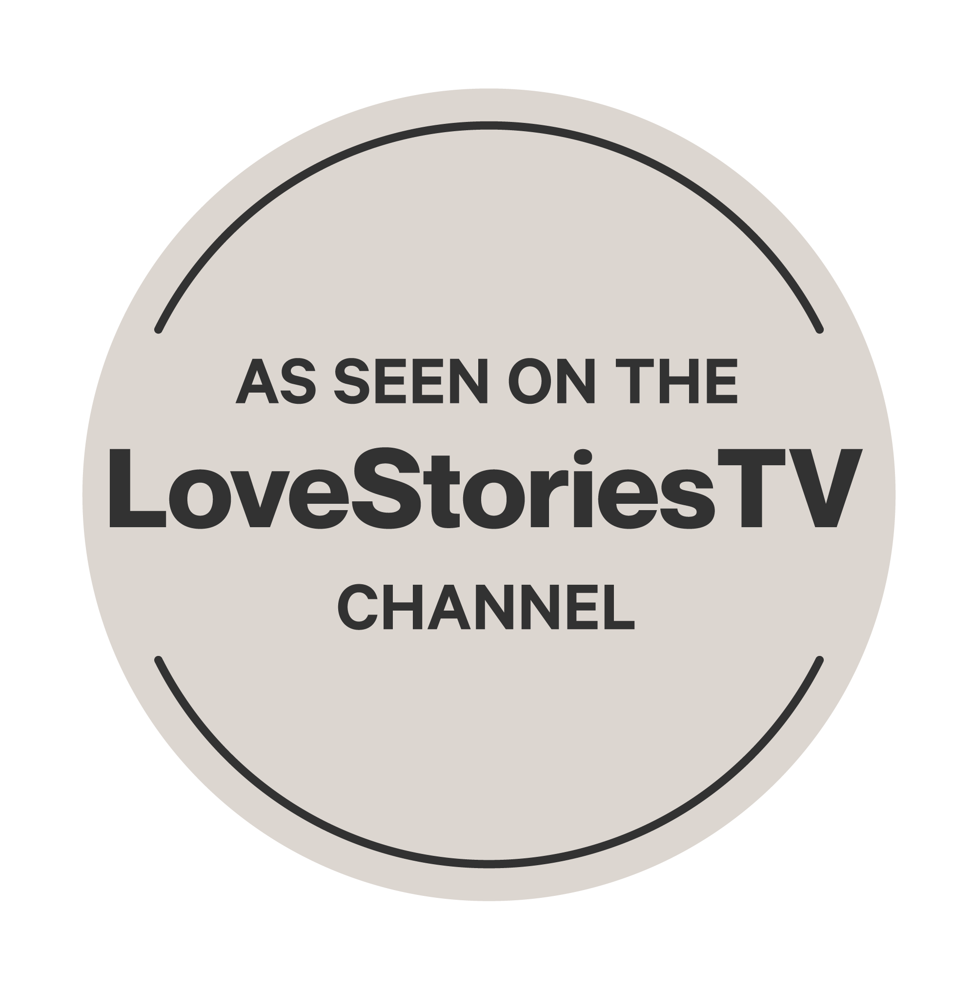 As seen on the LoveStoriesTV Channel logo