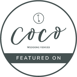 Featured on Coco Wedding Venues logo
