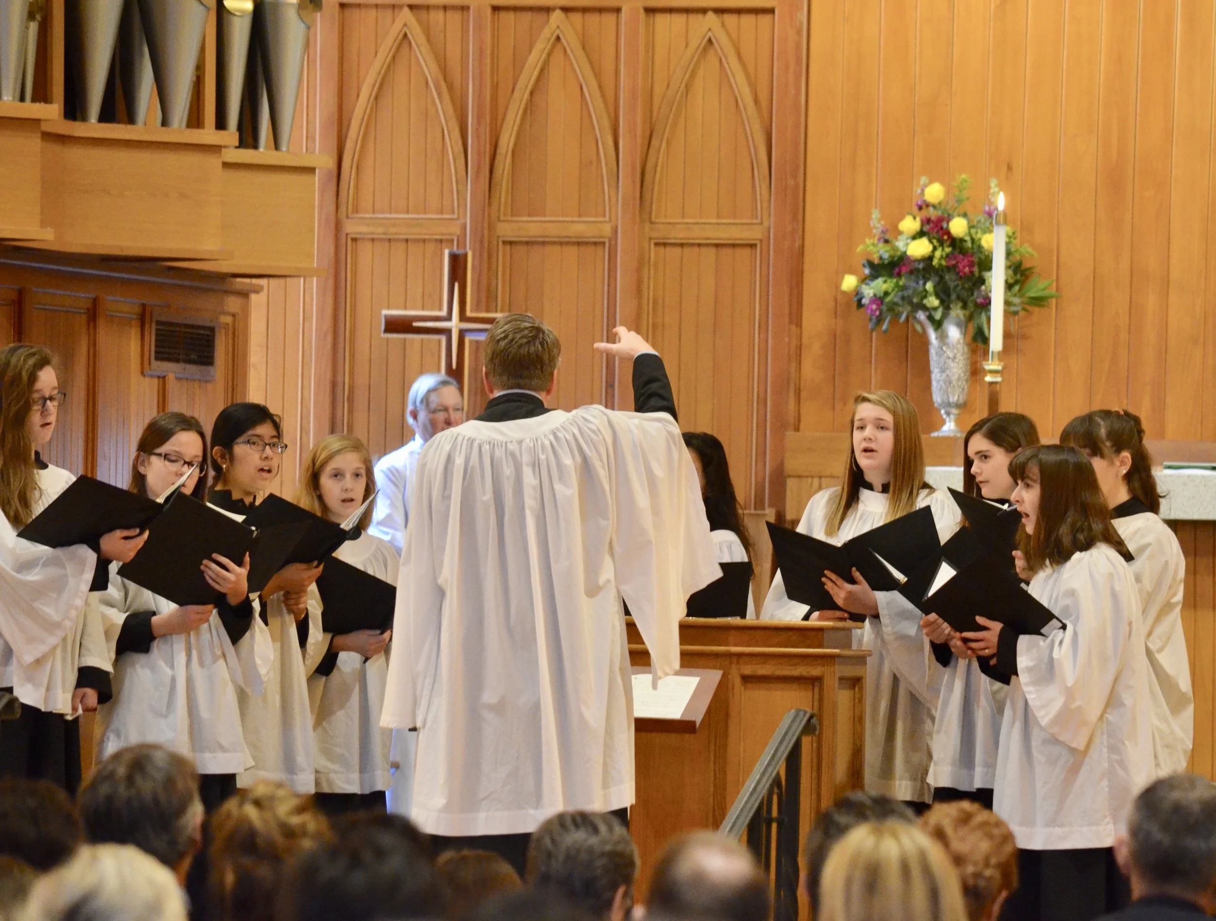 The St. Cecilia Girls Choir at St. Michael's Episcopal Church, Raleigh