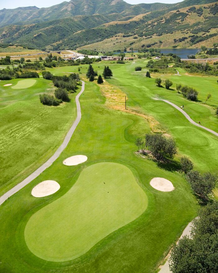Hole 9, Par 3, 193 yards