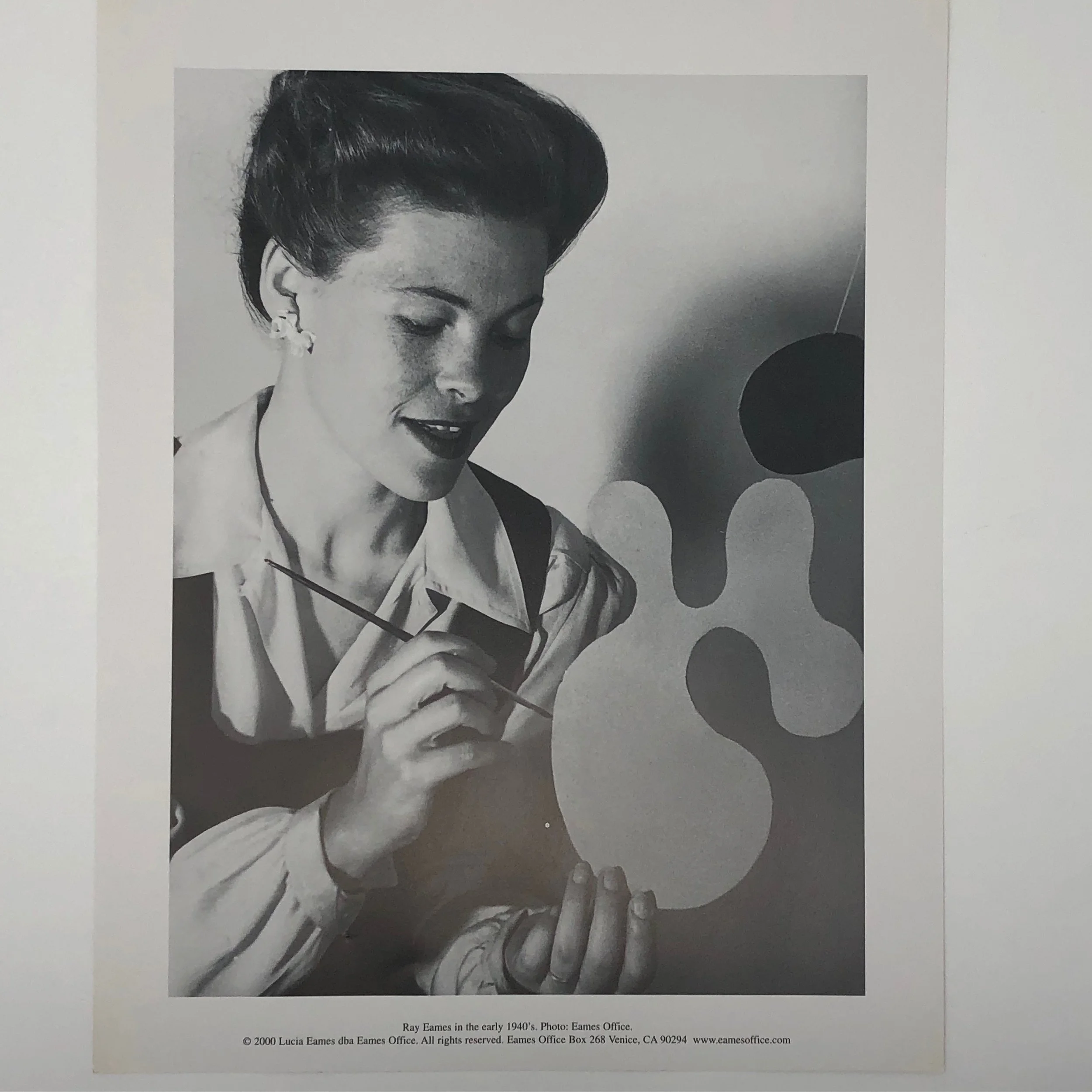 Ray Eames Portrait Print