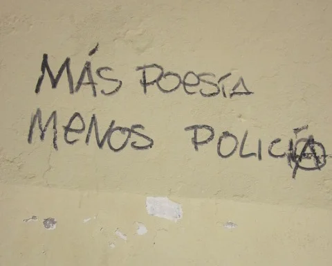 Words to live by. Graffiti in Cadiz, Spain, 2013.