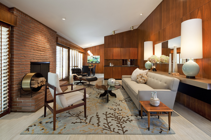 Mid Century Den