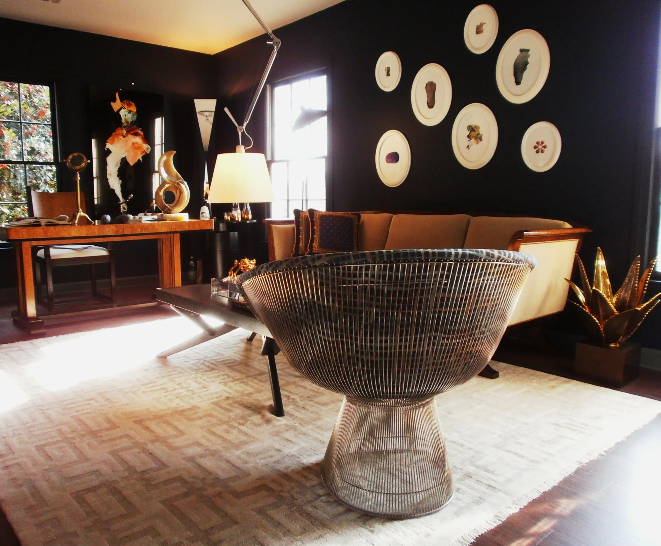 Showhouse Platner lounge
