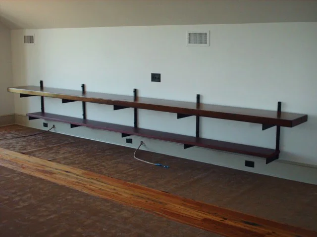 Custom Wall Shelving