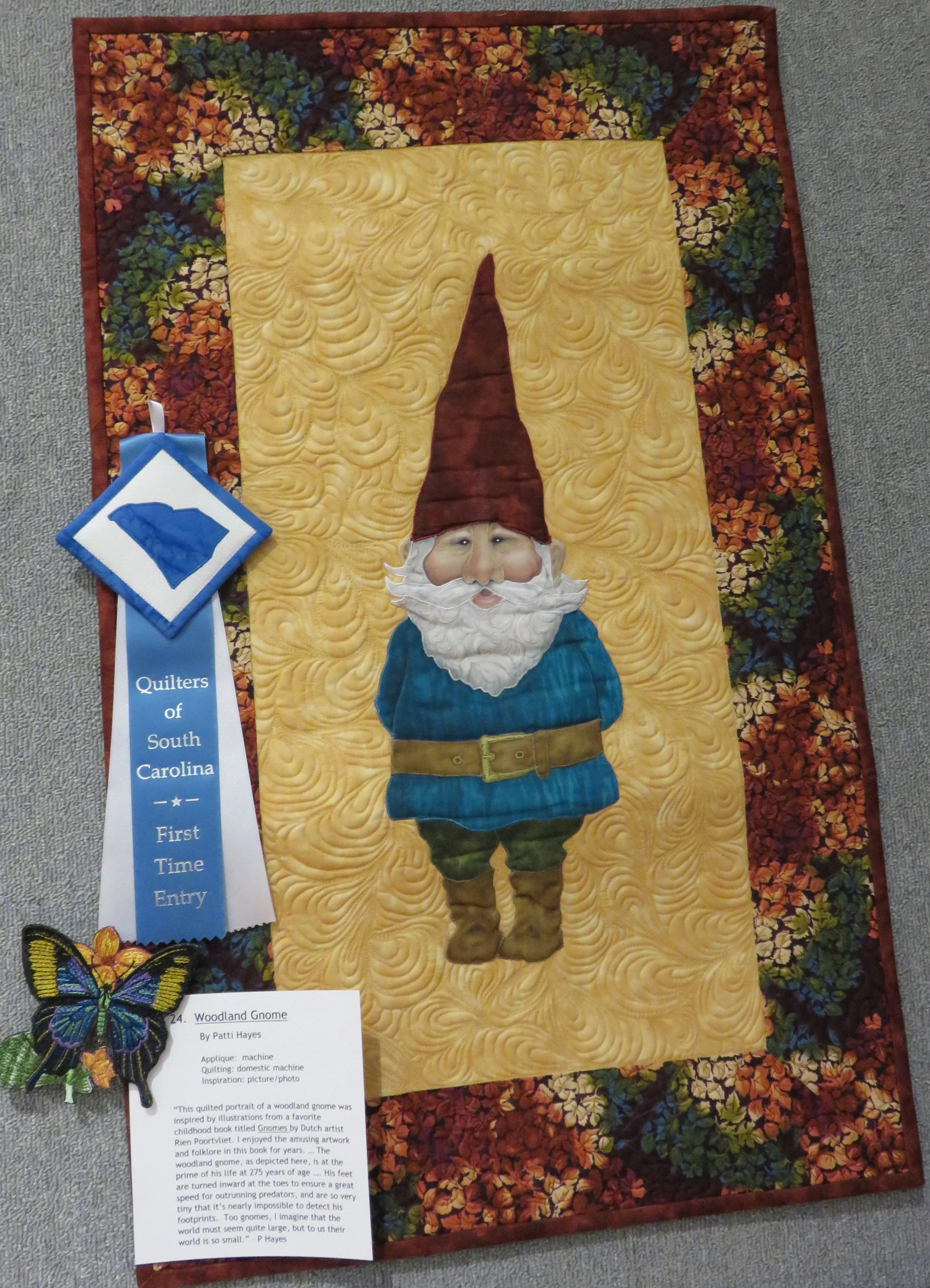 “Woodland Gnome” sewn by Patti Hayes