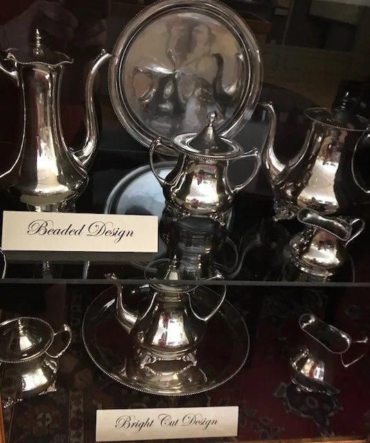 Examples of beautiful Eastern Carolina Silver Company dinnerware.