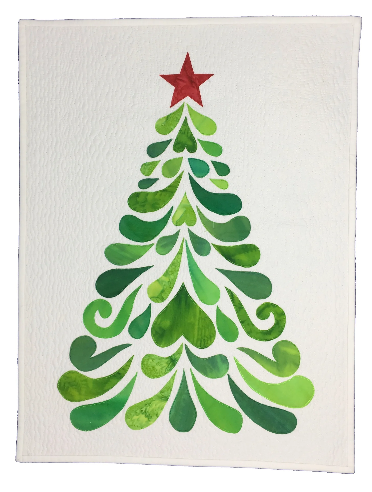 Christmas Tree of Many Greens