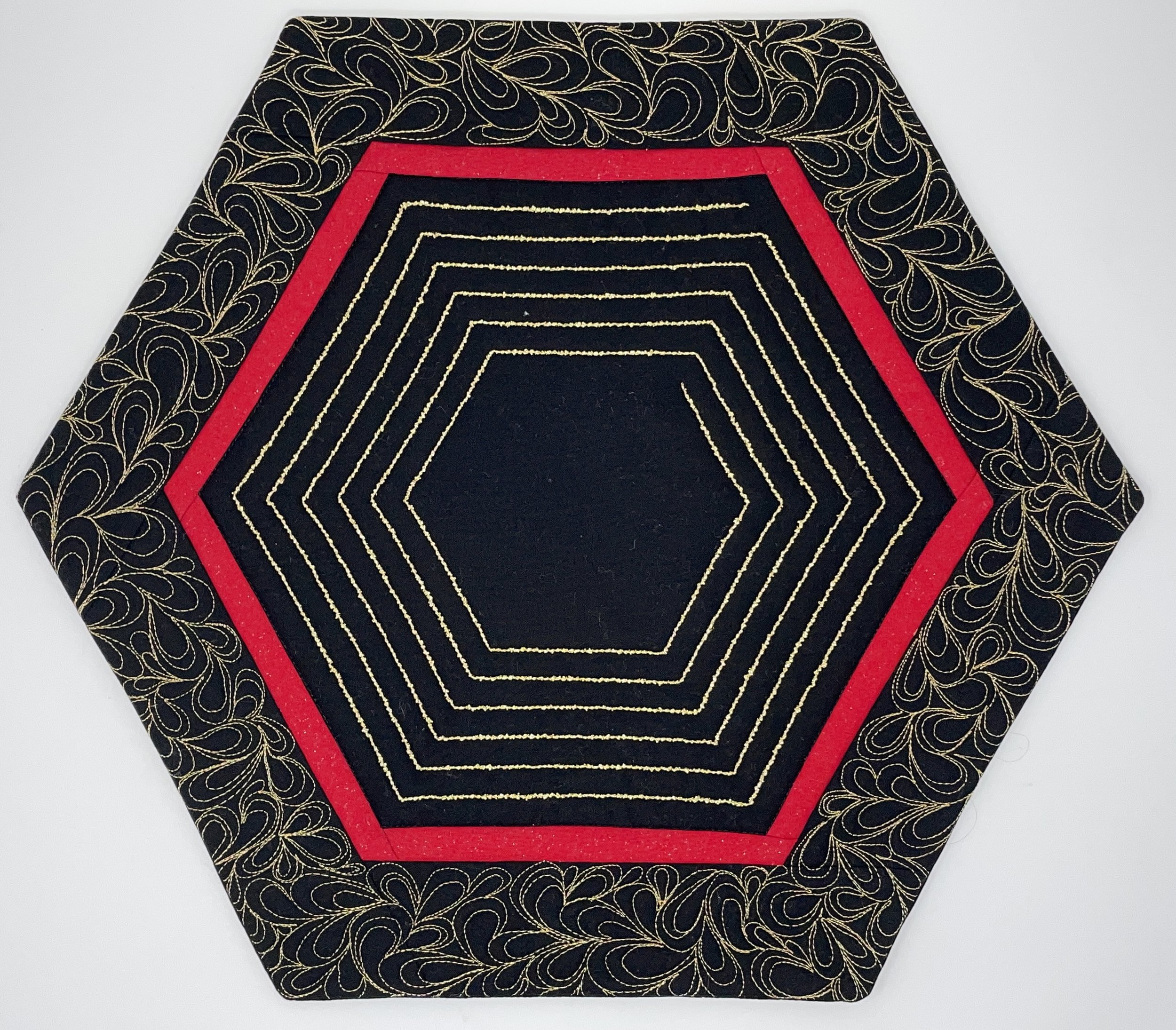 Hexagon Holiday Table Mat