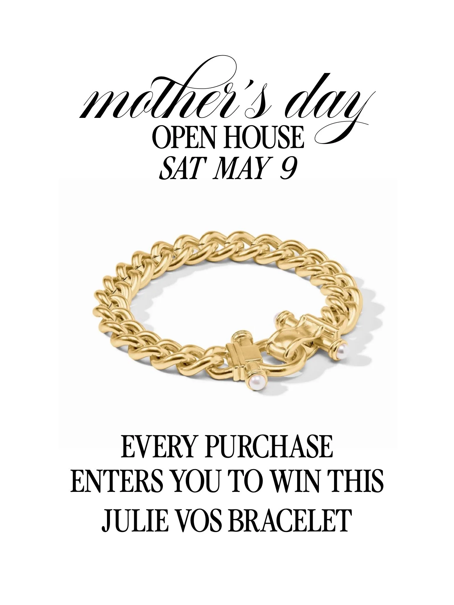 MORE Mother&rsquo;s Day Open House &bull; SAT MAY 9 &bull; offers coming your way, including: 
🌸  @designimagesaugusta every purchase enters  you to win a Julie Vos bracelet 

🌸 @soho.augustaga buy one, get one 30% off
 
🌸 @salonatsurrey $10 off a