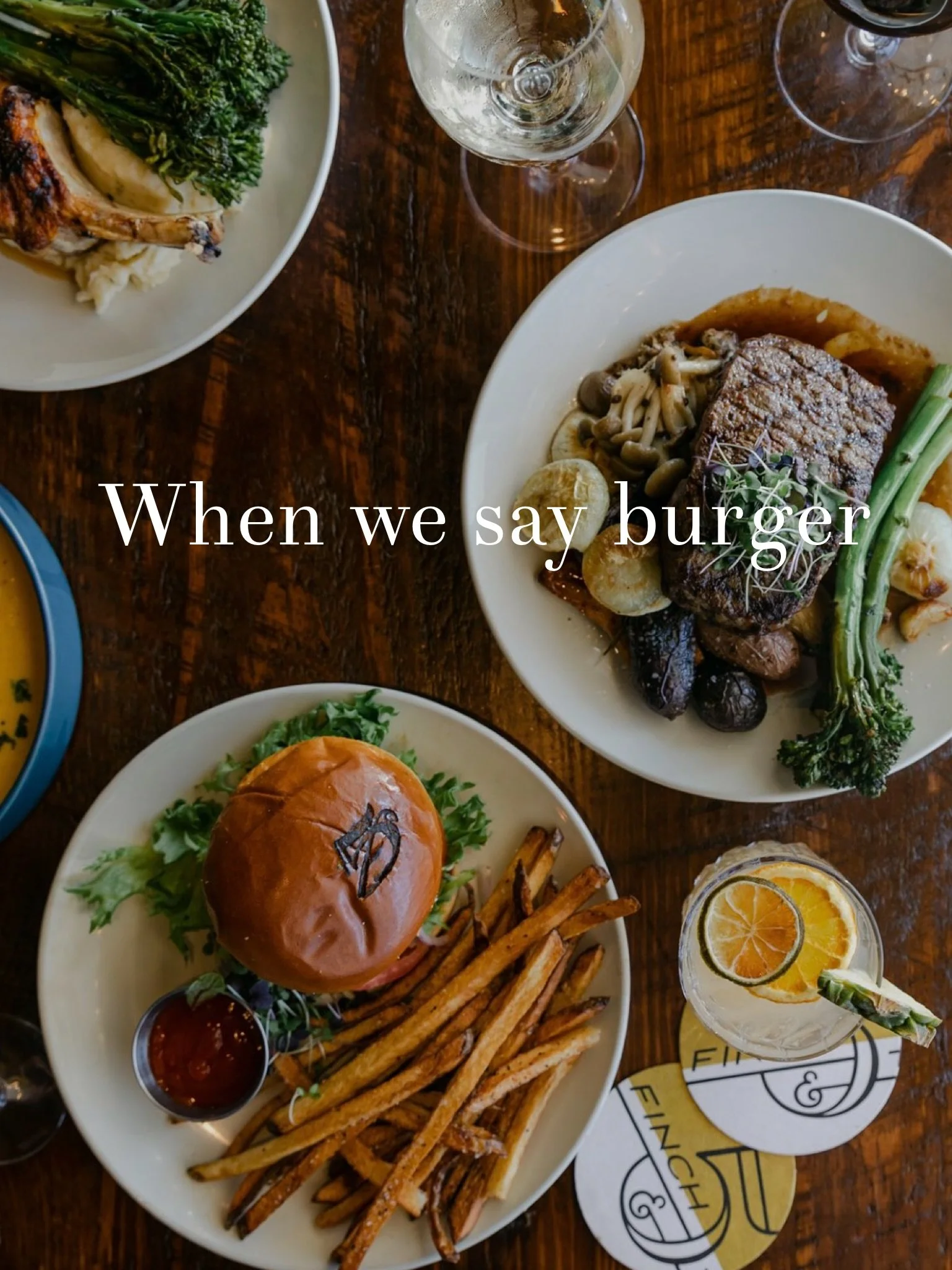 When we say burger 🍔 
THIS is what we mean. 

It&rsquo;s grilling season. It&rsquo;s summertime. It&rsquo;s hamburger day. 

Try all these burgers right here in Surrey Cente:
🍔 @bodegaultima 
🍔 @finchandfifth 
🍔 @thetakosushi 
🍔 @nybutcher.csra 