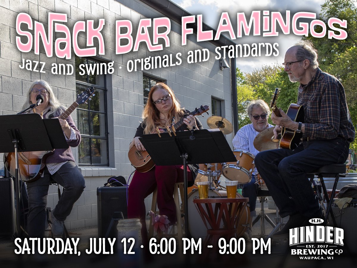 Snack Bar Flamingos - Live Music at H.H. HINDER Brewing Co.