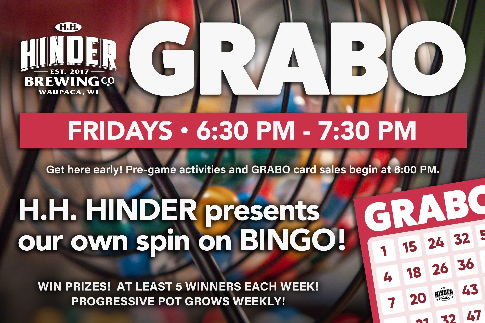 GRABO at H.H. HINDER Brewing Co. 