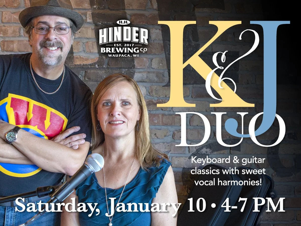 K&amp;J Duo - Live Music at H.H. HINDER Brewing Co.