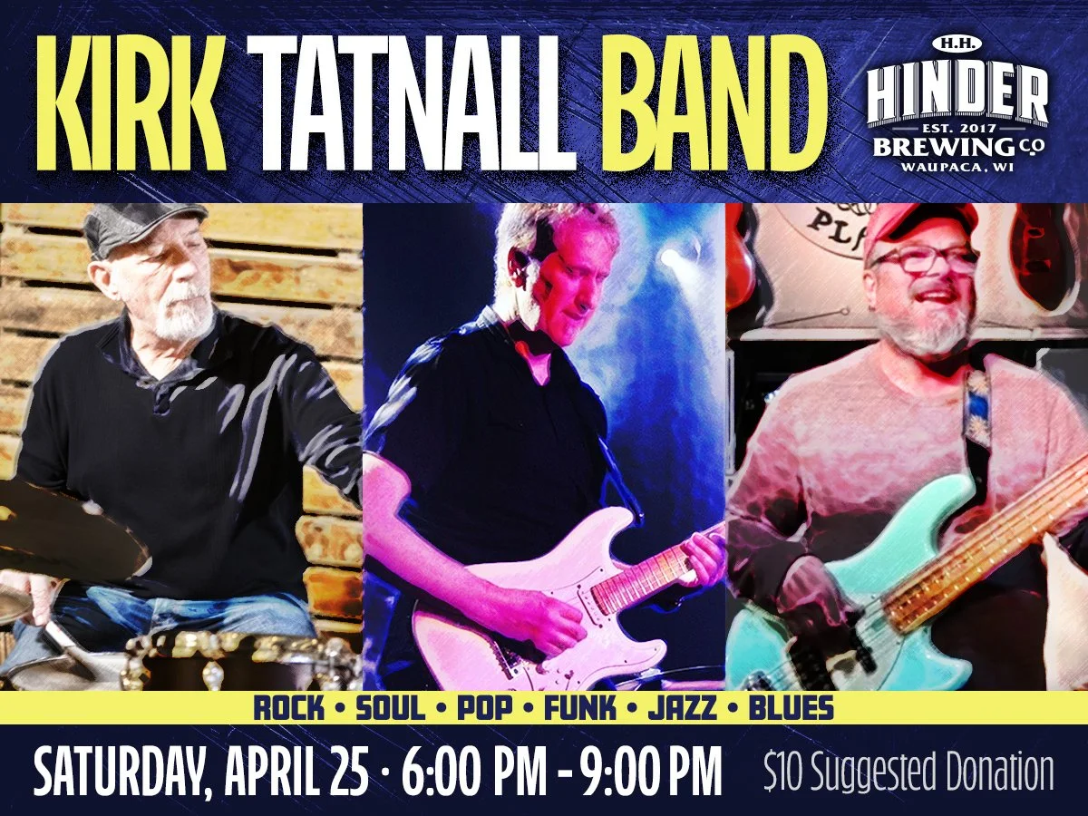 Live Music - Kirk Tatnall Band at H.H. HINDER Brewing Co.