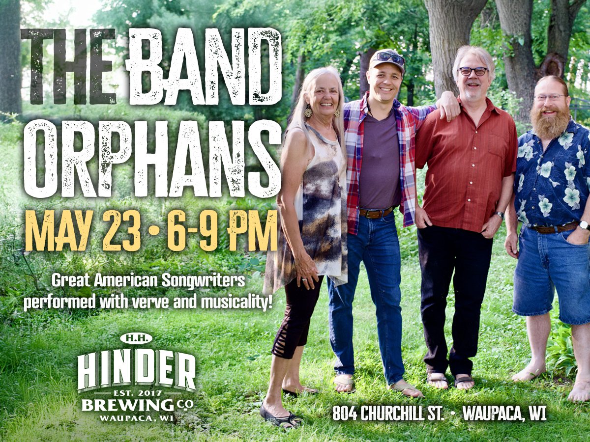 The Band Orphans - Live Music at H.H. HINDER Brewing Co.