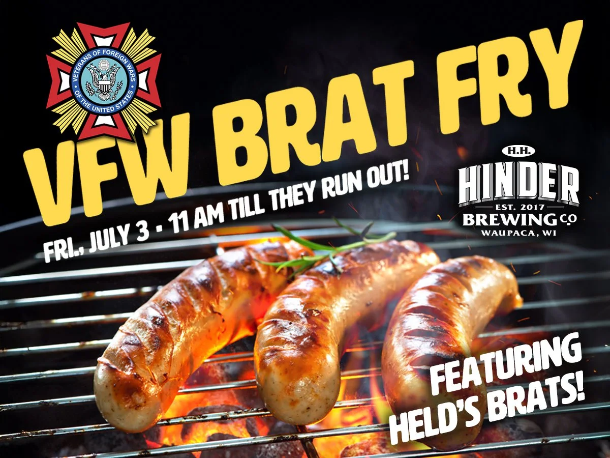 VFW Brat Fry at H.H. HINDER Brewing Co. 