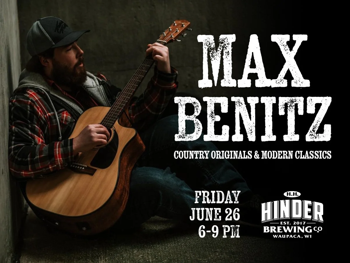 Live Music - Max Benitz at H.H. HINDER Brewing Co.