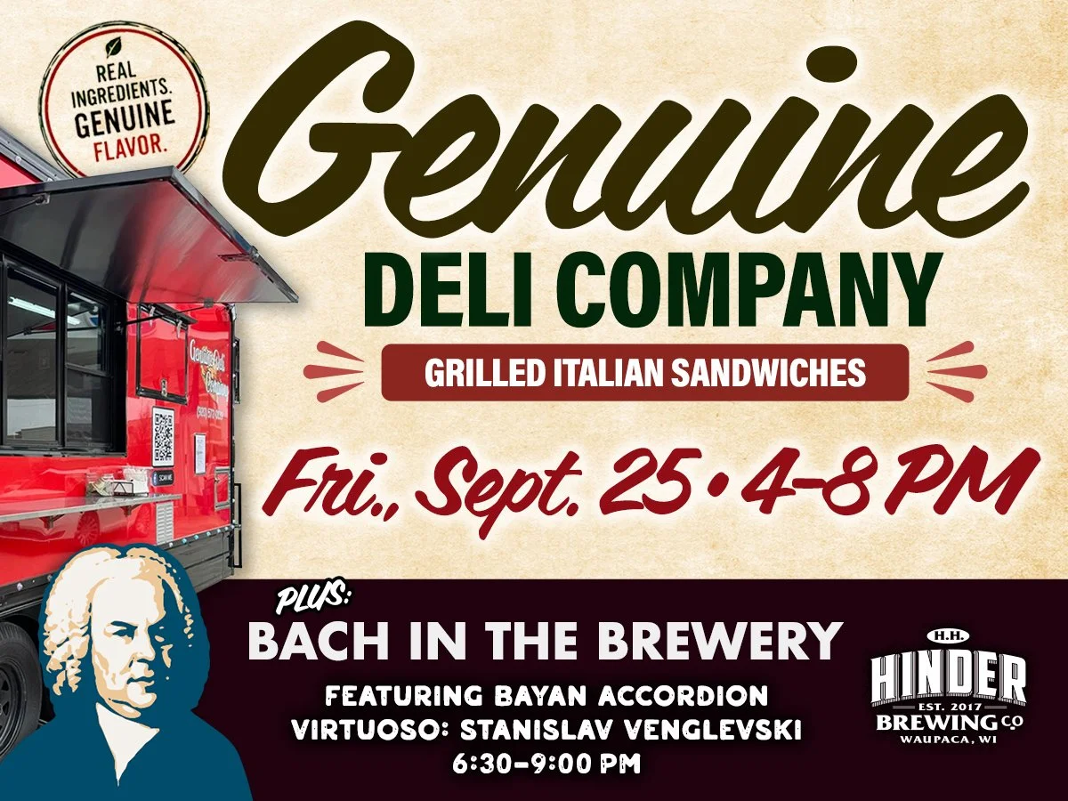 Genuine Deli Company - Food Truck at H.H. HINDER Brewing Co.