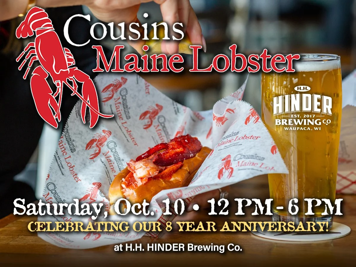 Cousins Maine Lobster Food Truck at H.H. HINDER Brewing Co.
